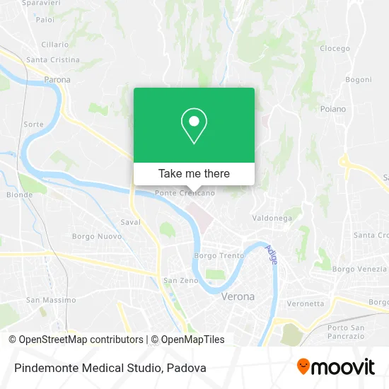 Pindemonte Medical Studio map