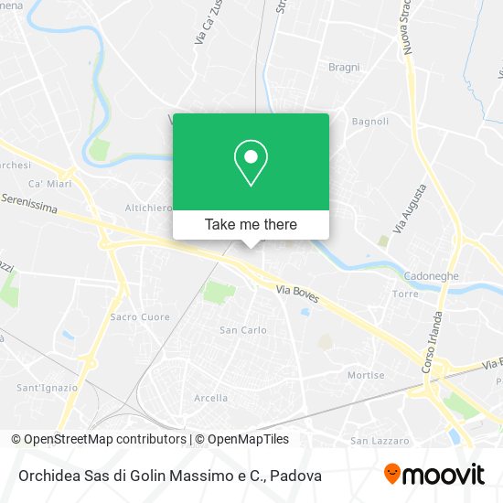 Orchidea Sas di Golin Massimo e C. map