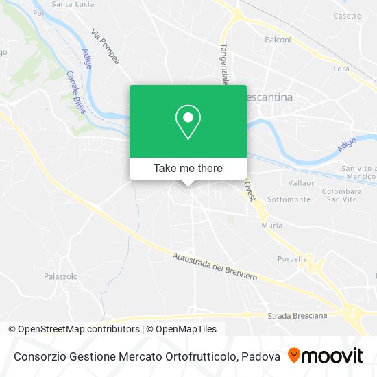 Consorzio Gestione Mercato Ortofrutticolo map