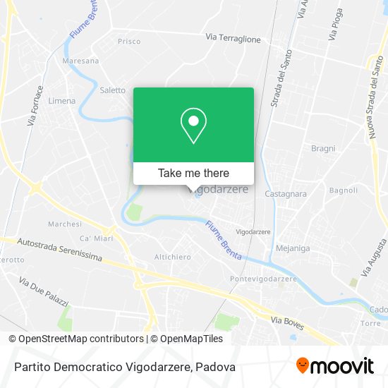 Partito Democratico Vigodarzere map