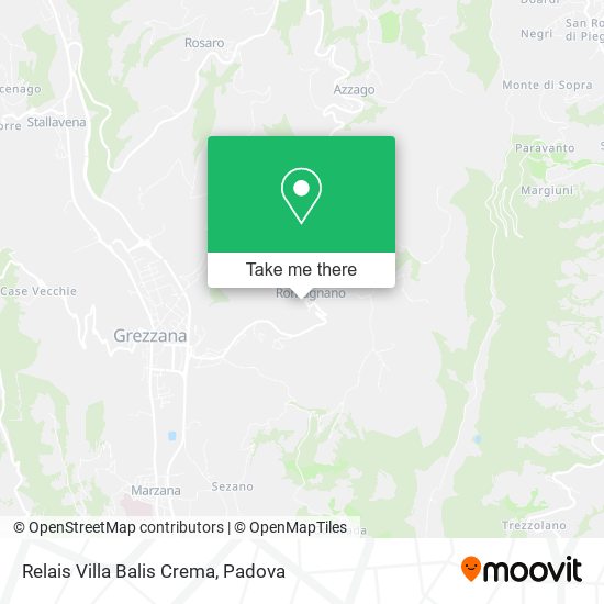 Relais Villa Balis Crema map