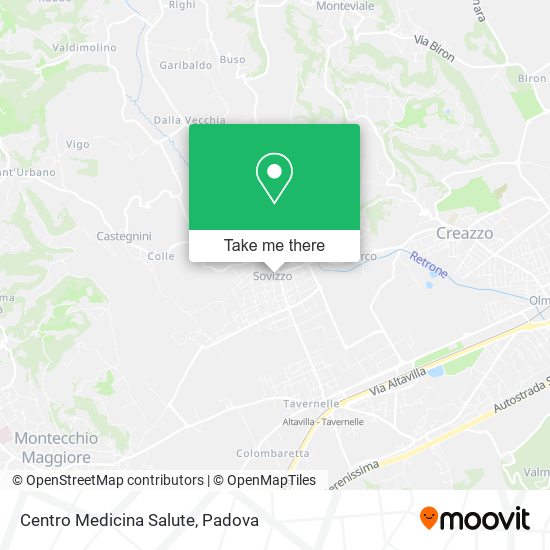 Centro Medicina Salute map