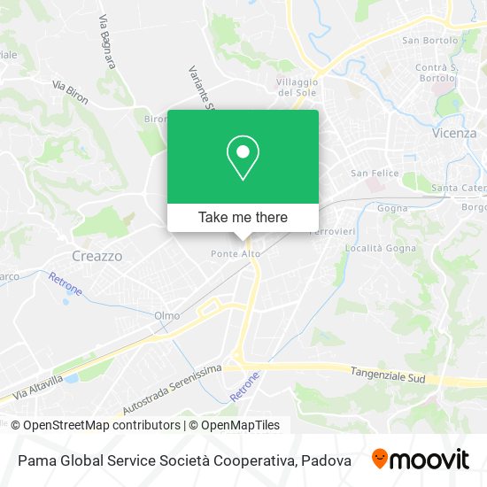 Pama Global Service Società Cooperativa map