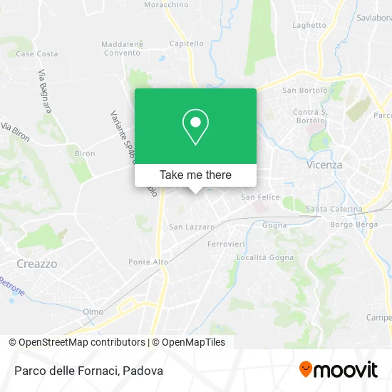 Parco delle Fornaci map