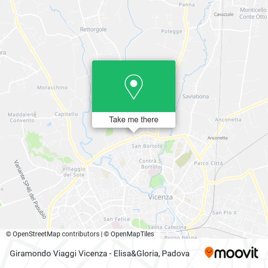 Giramondo Viaggi Vicenza - Elisa&Gloria map