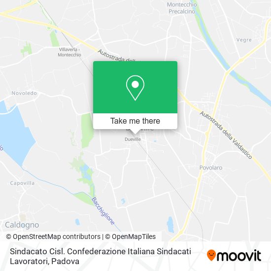 Sindacato Cisl. Confederazione Italiana Sindacati Lavoratori map