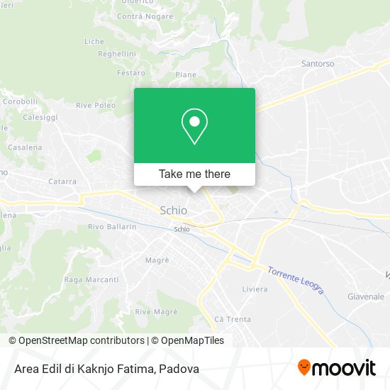 Area Edil di Kaknjo Fatima map
