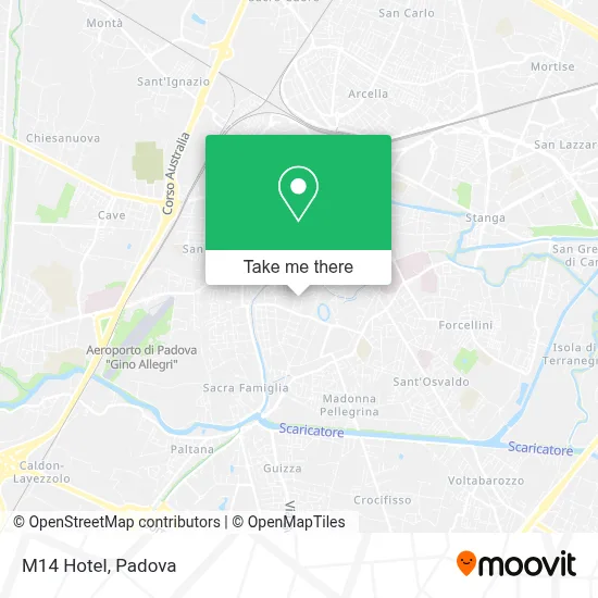 M14 Hotel map