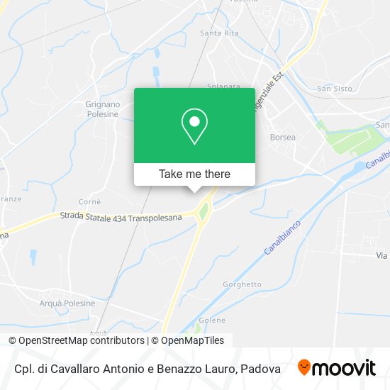 Cpl. di Cavallaro Antonio e Benazzo Lauro map