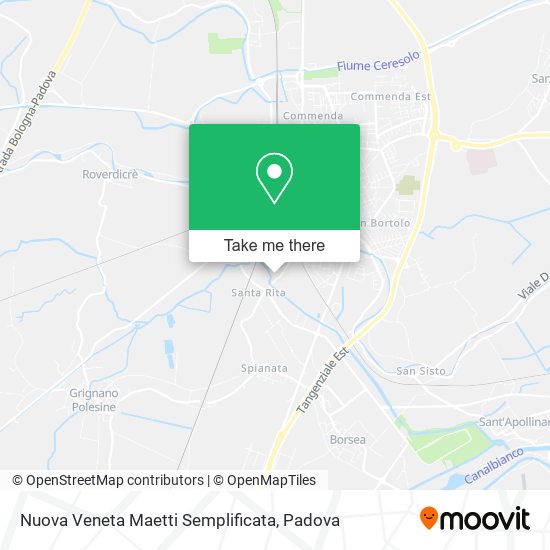 Nuova Veneta Maetti Semplificata map