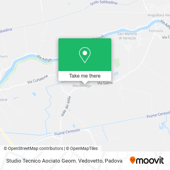 Studio Tecnico Aociato Geom. Vedovetto map