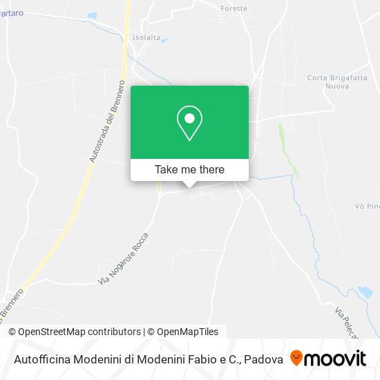 Autofficina Modenini di Modenini Fabio e C. map