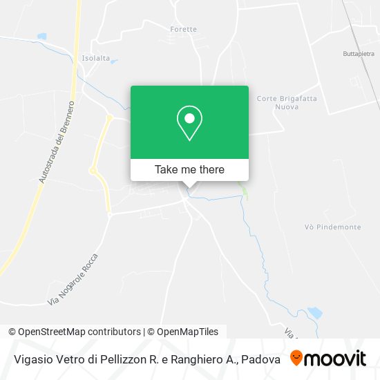 Vigasio Vetro di Pellizzon R. e Ranghiero A. map