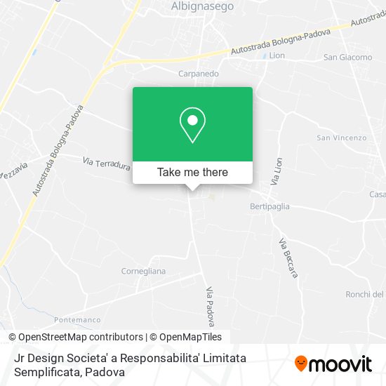 Jr Design Societa' a Responsabilita' Limitata Semplificata map