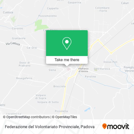 Federazione del Volontariato Provinciale map