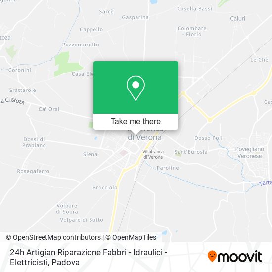 24h Artigian Riparazione Fabbri - Idraulici - Elettricisti map