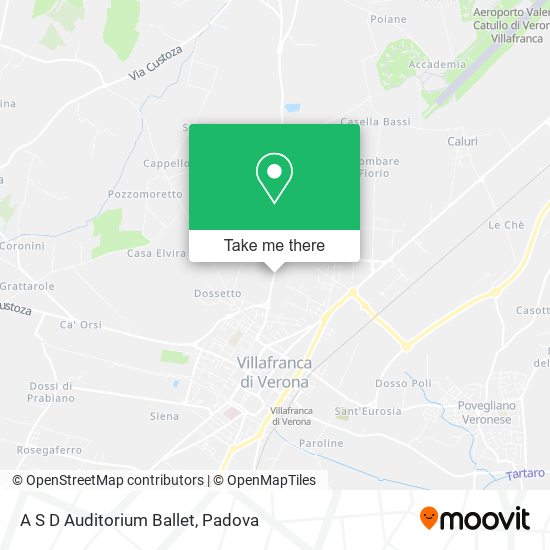 A S D Auditorium Ballet map
