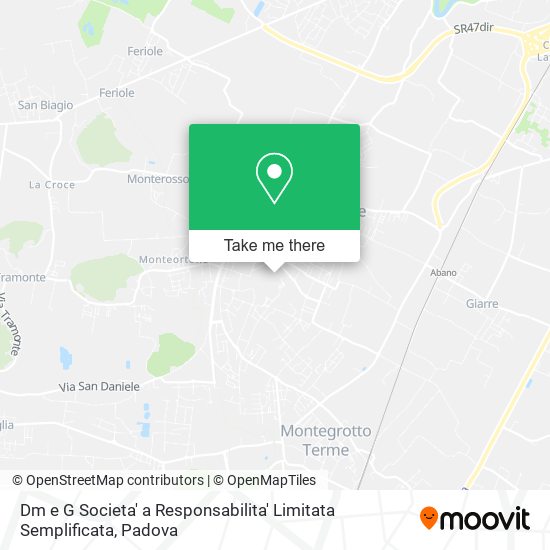 Dm e G Societa' a Responsabilita' Limitata Semplificata map