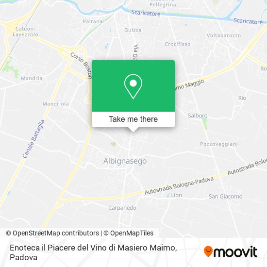 Enoteca il Piacere del Vino di Masiero Maimo map