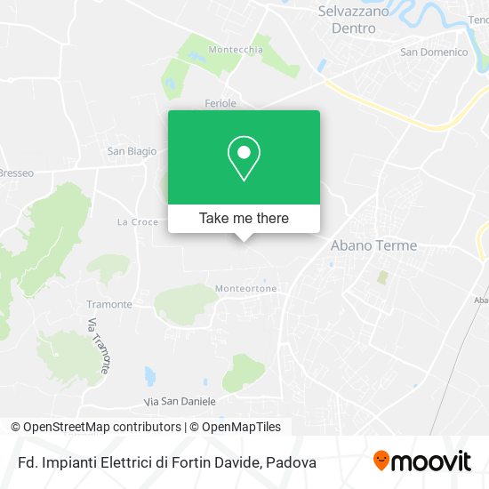 Fd. Impianti Elettrici di Fortin Davide map