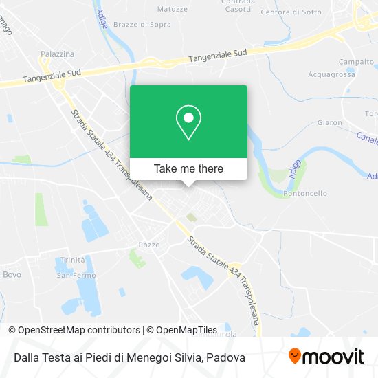 Dalla Testa ai Piedi di Menegoi Silvia map