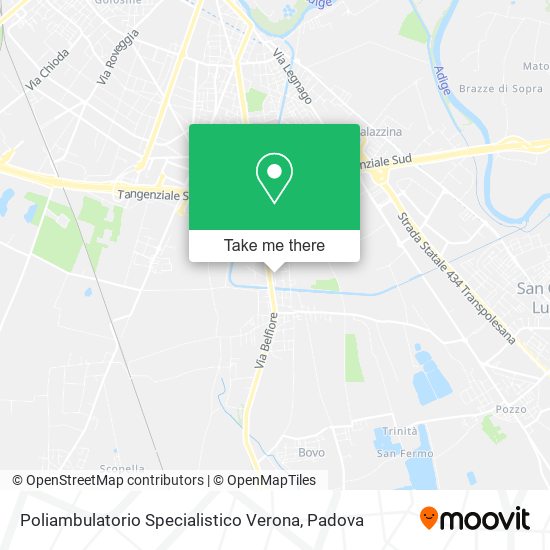 Poliambulatorio Specialistico Verona map