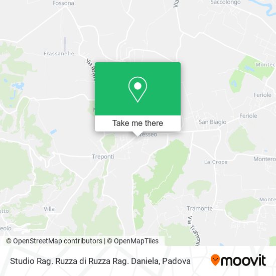 Studio Rag. Ruzza di Ruzza Rag. Daniela map