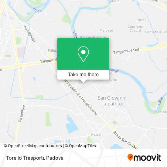 Torello Trasporti map