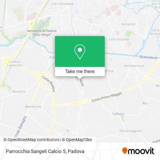 Parrocchia Sangeli Calcio 5 map