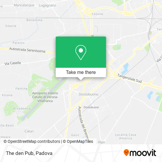 The den Pub map