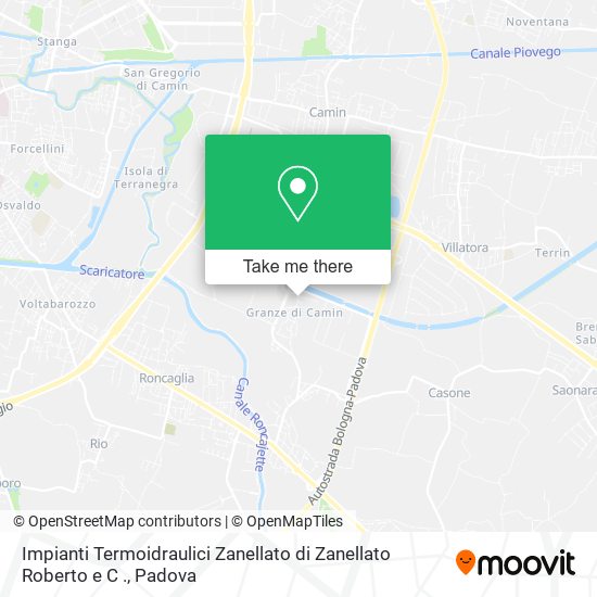 Impianti Termoidraulici Zanellato di Zanellato Roberto e C . map