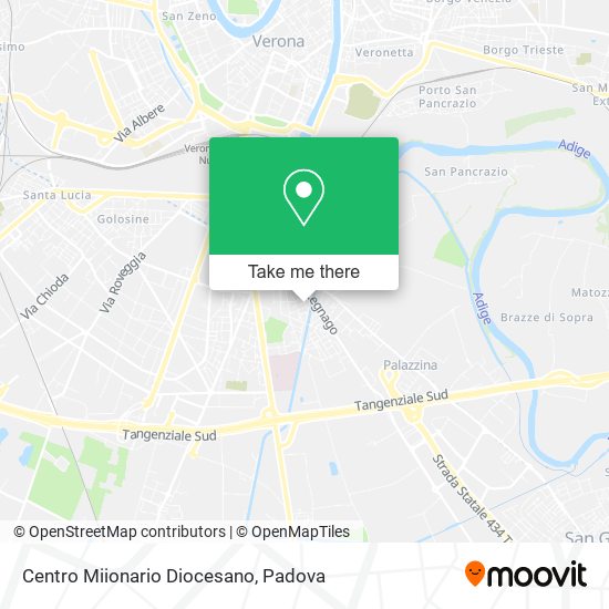 Centro Miionario Diocesano map