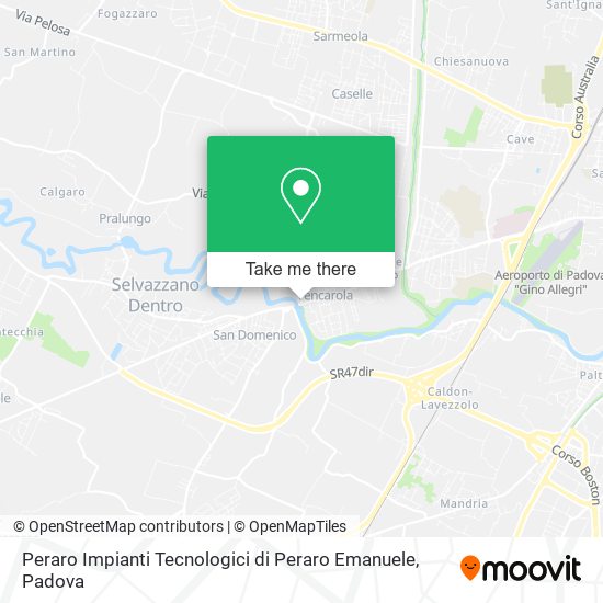 Peraro Impianti Tecnologici di Peraro Emanuele map