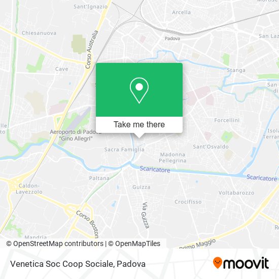 Venetica Soc Coop Sociale map