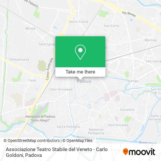 Associazione Teatro Stabile del Veneto - Carlo Goldoni map