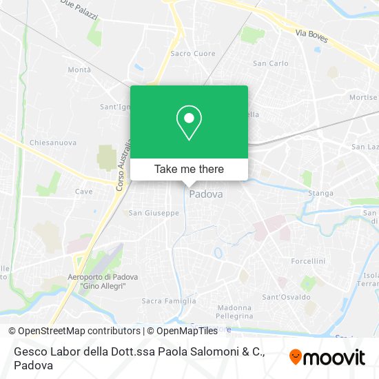 Gesco Labor della Dott.ssa Paola Salomoni & C. map