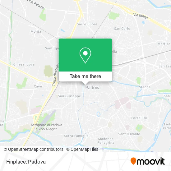 Finplace map