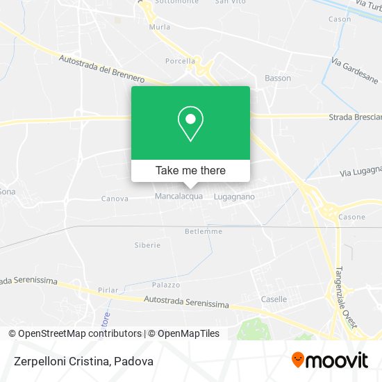 Zerpelloni Cristina map