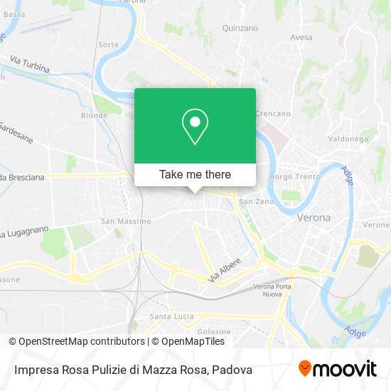Impresa Rosa Pulizie di Mazza Rosa map