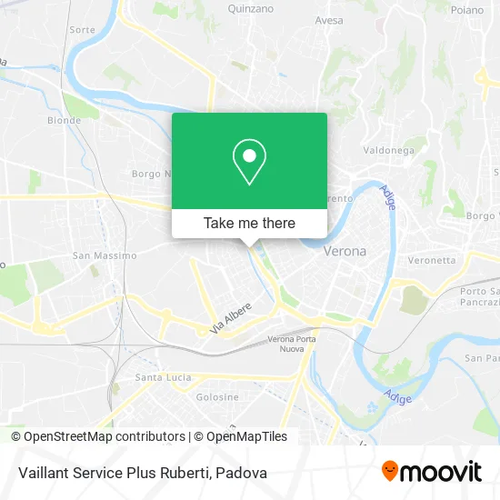 Vaillant Service Plus Ruberti map