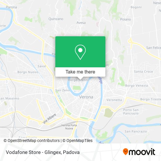 Vodafone Store - Glingex map