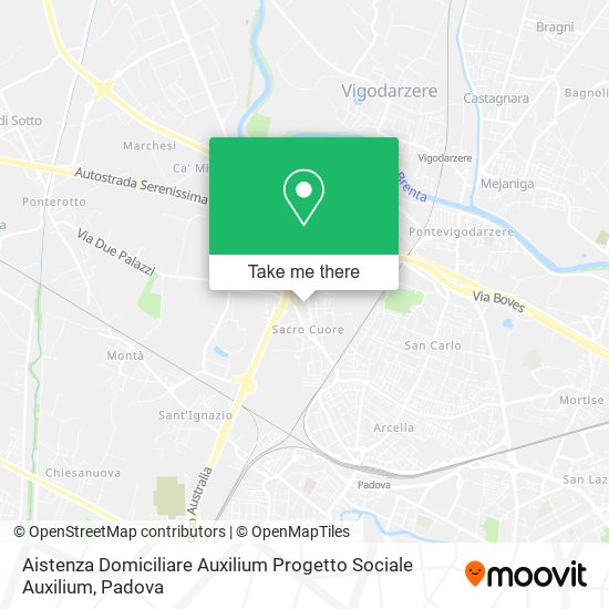 Aistenza Domiciliare Auxilium Progetto Sociale Auxilium map