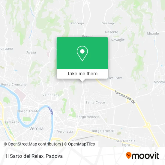 Il Sarto del Relax map