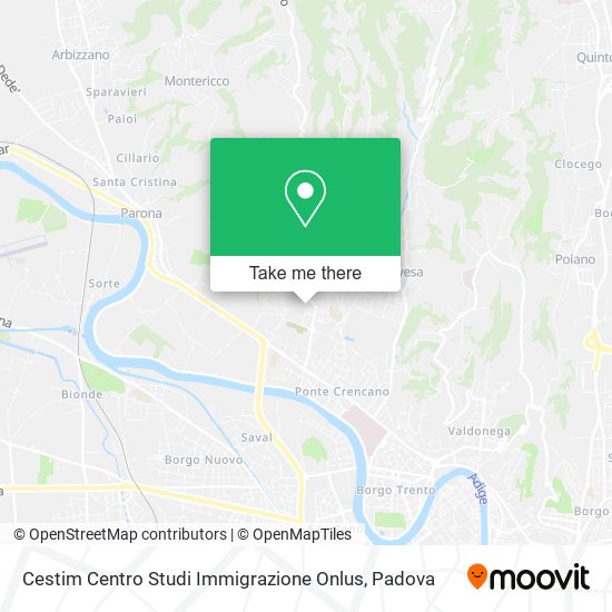 Cestim Centro Studi Immigrazione Onlus map