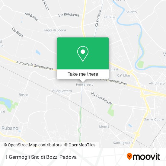 I Germogli Snc di Bozz map