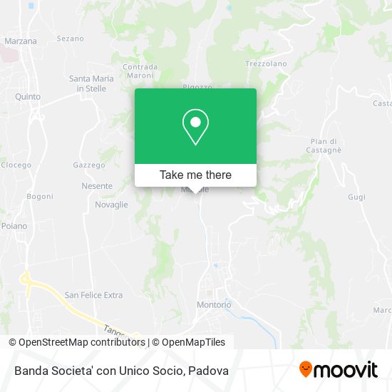 Banda Societa' con Unico Socio map