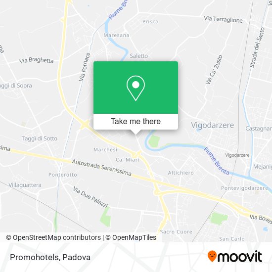 Promohotels map