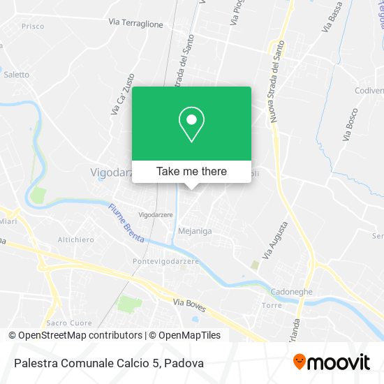Palestra Comunale Calcio 5 map