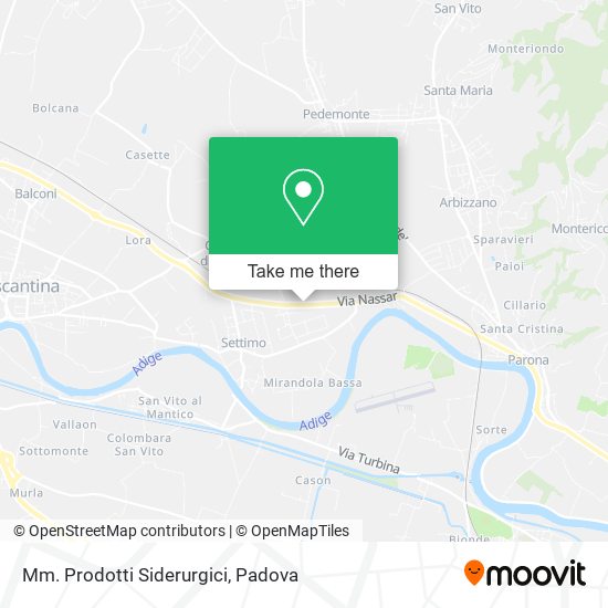 Mm. Prodotti Siderurgici map
