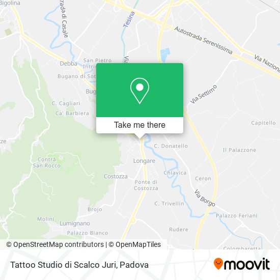 Tattoo Studio di Scalco Juri map